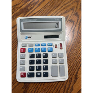 Vintage AT&T Desktop Calculator Large Keys & Display